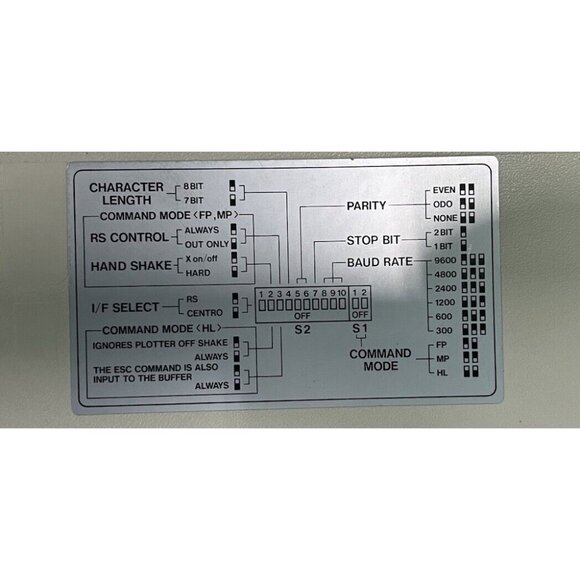 GRAPHTEC MP2300 Pen Plotter - XY Plotter - Serviced and Tested - Made In Japan - Picture 10 of 12